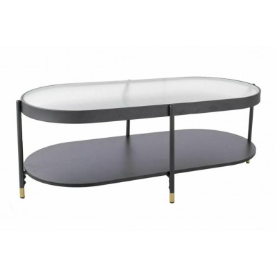 Стол журнальный SIGNAL LAGUNA B белый/черный, 110/50